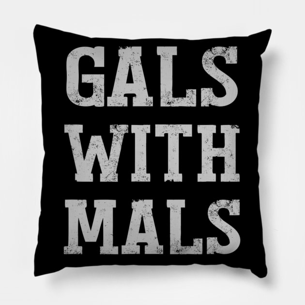 Gals With Mals Belgian Malinois Pillow by daylightpombo3