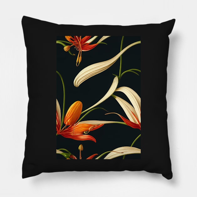 Beautiful Floral pattern #29 Pillow by Endless-Designs