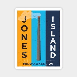 Jones Island Smokestack • Milwaukee, WI Magnet