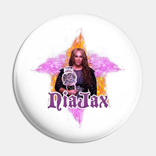 Nia JAx // WWE FansArt Pin