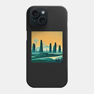 Smart city in ancient times Phone Case