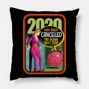 Retro Future Quarantine Pillow