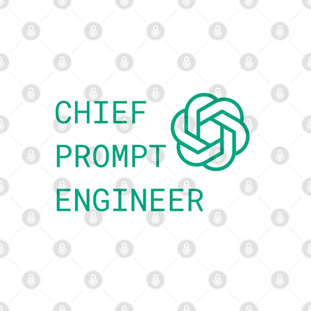 Chief Prompt Engineer with Logo by Prints Charming