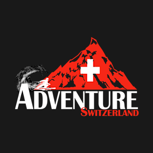 Adventure Switzerland, Ski-Sport T-Shirt