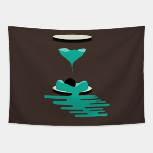 Lucid Dream set 2 Hourglass inverted Tapestry