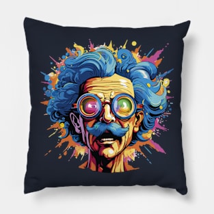 Scientist Portrait: Capturing Brilliance Pillow