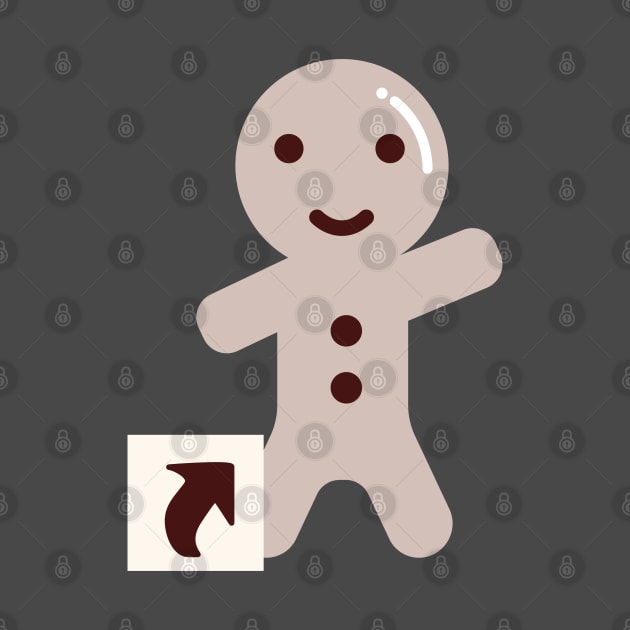 Mini Cute Gingerbread Man Shortcut by vpessagno