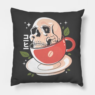 Skull Coffee Pillow