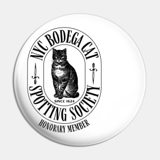 Bodega Cat Spotting Society Pin