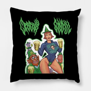 Lucky Leprechaun Witch Pillow