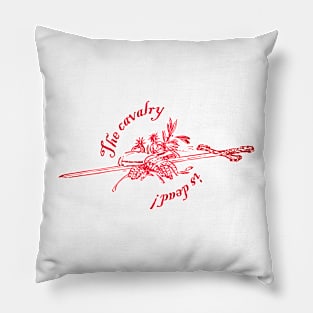 Cavalry (red) Pillow