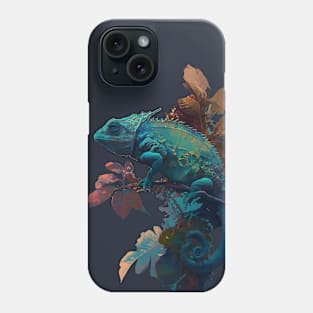 Climbing Chameleon Phone Case
