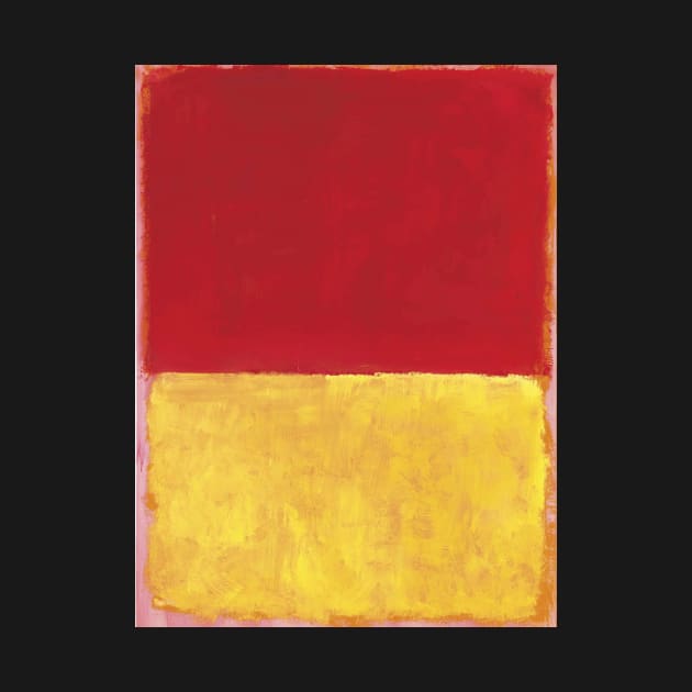 mark rothko - mark rothko red and yellow by QualityArtFirst