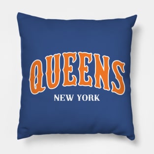 Queens 'New York' Baseball Fan: Represent Your Borough T-Shirt T-Shirt T-Shirt Pillow