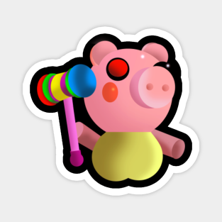 Roblox Piggy Mr P Magnets Teepublic