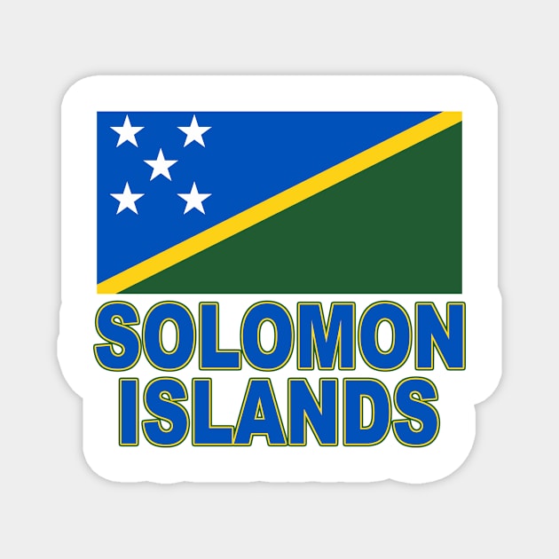 The Pride of the Solomon Islands - National Flag Design Magnet by Naves