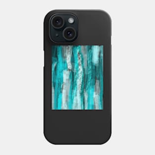 Abstract Art Turquoise And Blue Phone Case