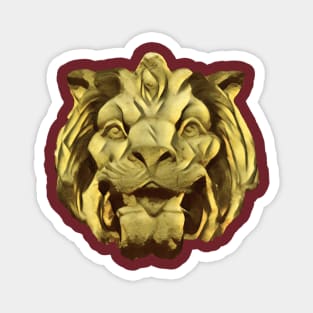 Lion Head Sculpture Magnet