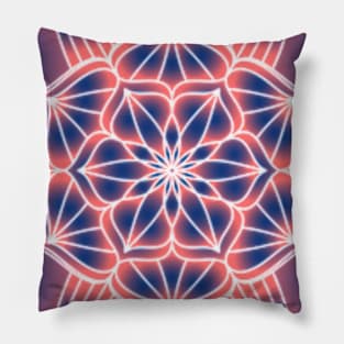 Decorative Purple Design Pillow