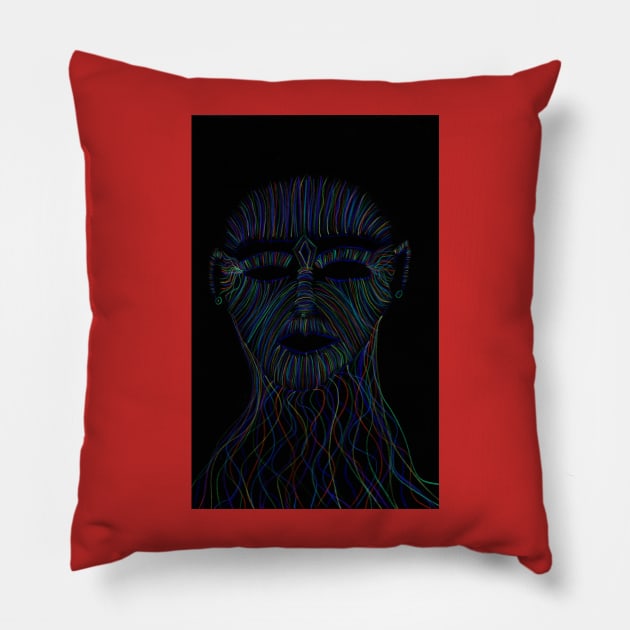 Soul FaceI Pillow by LukeMargetts