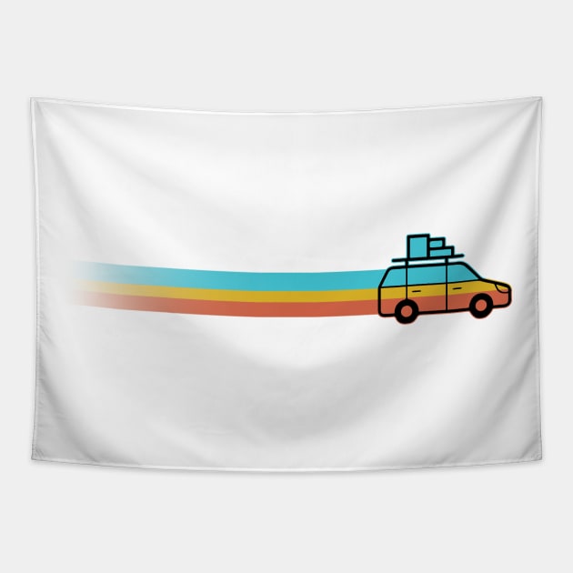 Road Trip Tapestry by BundleBeeGraphics