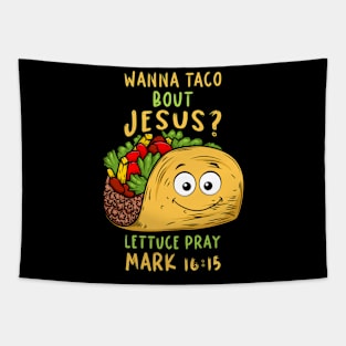 Funny Taco Cinco de Mayo Tapestry