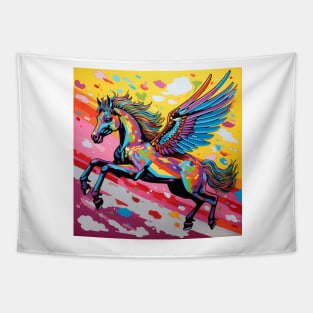 Pride Pegasus Pop Art 1 Tapestry