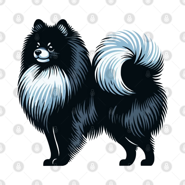 Black Pomeranian Art by fikriamrullah