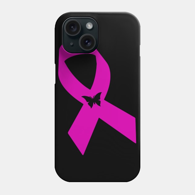 Pink Ribbon Phone Case by SarahBean