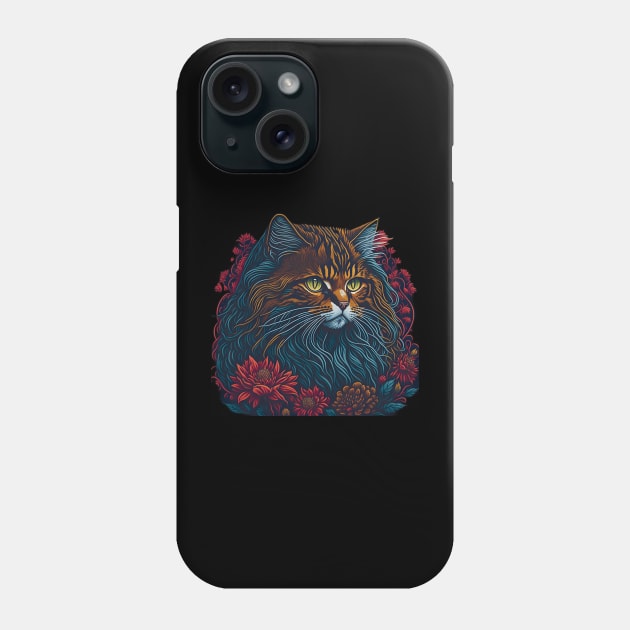 Cat Breed - Maine Coon Phone Case by ImaginativeInkPOD