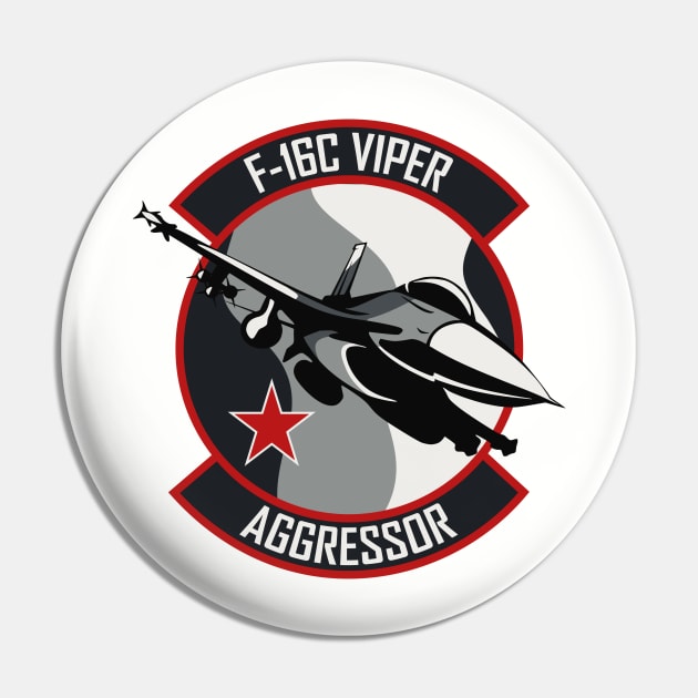 F-16 Viper Aggressor Pin by TCP