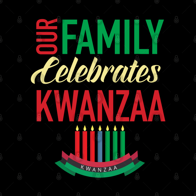 Our Family Celebrates Kwanzaa Kinara by blackartmattersshop