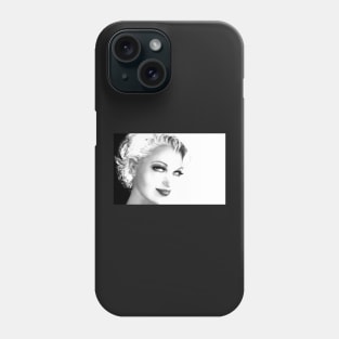 Black and White SMILE Phone Case