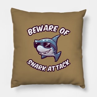 Beware of Snark Attack Pillow