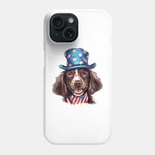 4th of July Dog #11 Phone Case