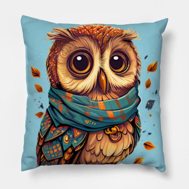 little owl Pillow by Mailson