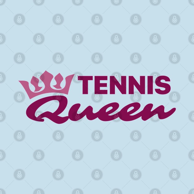 Tennis Queen - Unique personalized tennis gifts by tantodesign