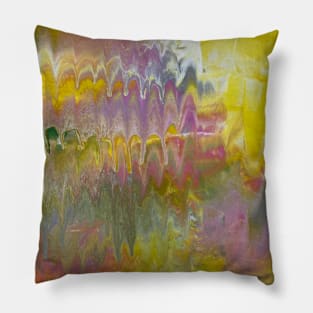 Splattered sunflowers Pillow