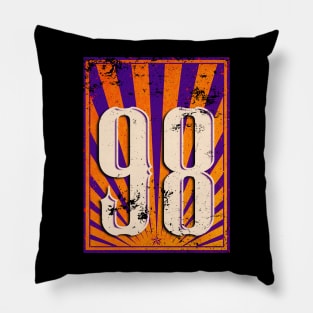 98 Retro Logo Style Pillow