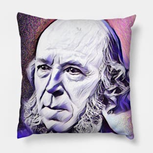 Herbert Spencer Pink Portrait | Herbert Spencer Artwork 7 Pillow