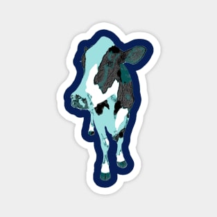 Cow Blue Magnet