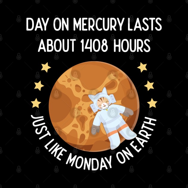 Day On Mercury Lasts 1408 Hours Just Like Monday On Earth by Shadowisper