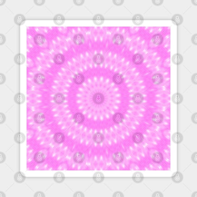 delicate kaleidoscope in pretty pink Magnet by hereswendy