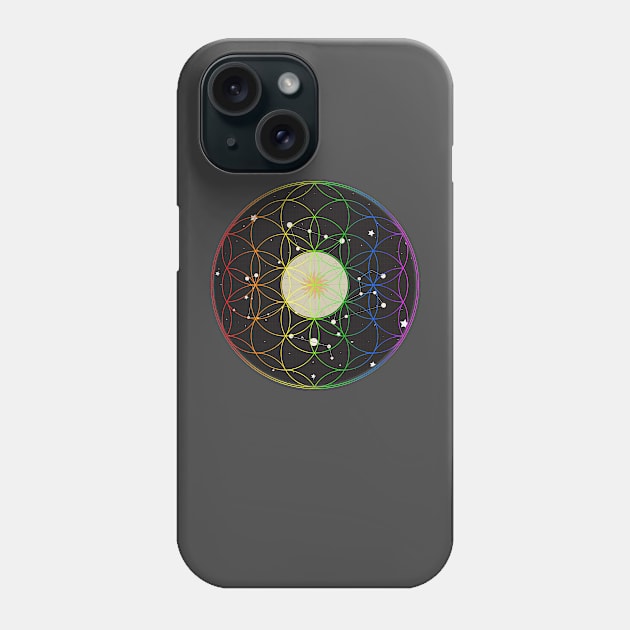 Flower of Life 01 Phone Case by Dave on the Beach
