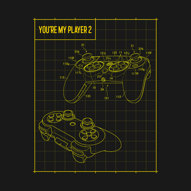 You're My Player Two - Game Console Controller by Shaun Dowdall