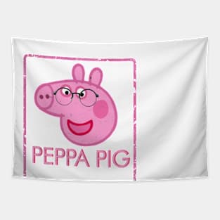 My Love You - peppa pig #2 (Vintage) Tapestry