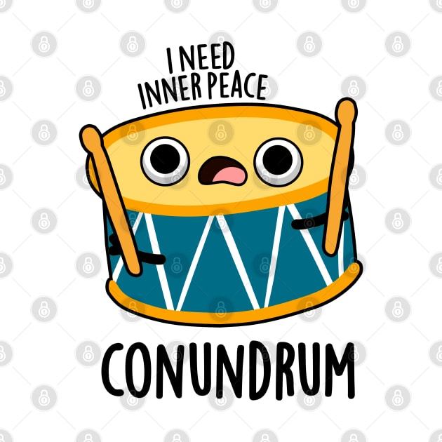 Conumdrum Cute Duummer Drum Pun by punnybone