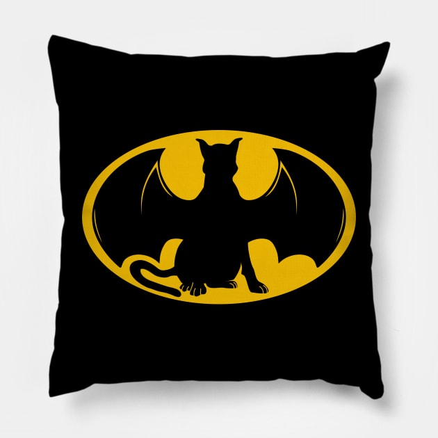 Batdog Pillow by stardogs01