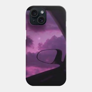 Driving above the Clouds Phone Case