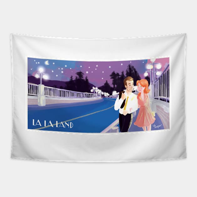 My Lala Land Tapestry by LeilaCharaf